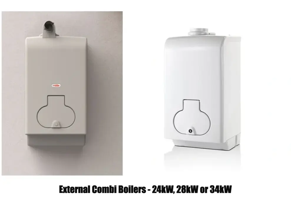 external combi boilers gas fired natural gas or LPG (propane) from Flexiheat uk