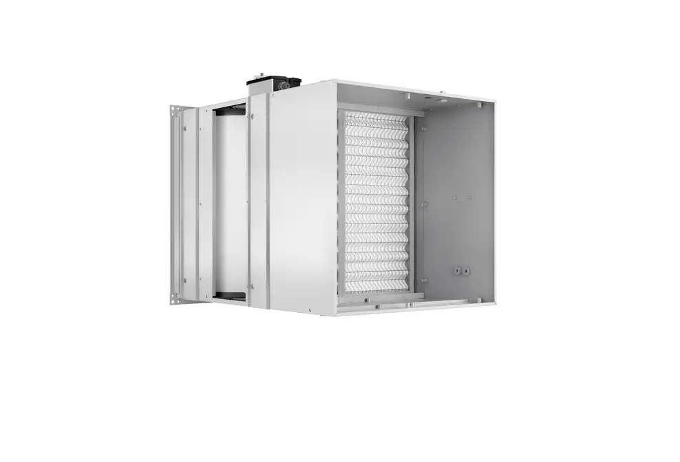 Mixing chamber for the LEO warm air heaters