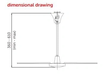 Low velocity de-stratification fans or sweep fans ideal for churches or libraries and low noise environments from Flexiheat UK